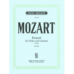 Konzert D-Dur KV218 für - Wolfgang Amadeus Mozart / Arr. Werner Breig