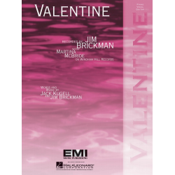 Valentine : for piano/vocal/guitar - Jim Brickman