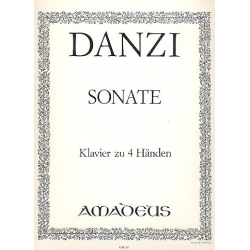 Sonate C-Dur : für Klavier zu 4 Händen - Franz Danzi