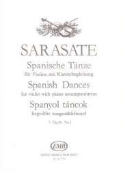 Spanische Tänze Nr.7 op.26,1 für - Pablo de Sarasate