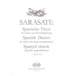 Spanische Tänze Nr.7 op.26,1 für - Pablo de Sarasate