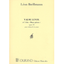 Valse lente op.31,1 : - Léon Boellmann