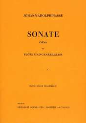 Sonate G-Dur : für Flöte und Klavier - Johann Adolf Hasse