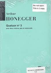 Quatuor no.3 : - Arthur Honegger