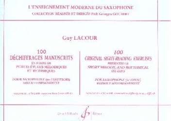 100 déchiffrages manuscrits vol.2 : - Guy Lacour