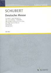 Deutsche Messe : für Gemeinde Frauenchor oder gem Chor - Franz Schubert / Arr. Joseph Haas