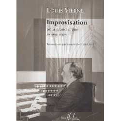 Improvisation : pour grand - Louis Victor Jules Vierne