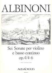 6 Sonaten op.4 Band 2 (Nr.4-6) : - Tomaso Albinoni