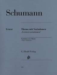 Geistervariationen : Thema mit - Robert Schumann