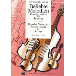 Beliebte Melodien Band 1 - 1. Violine - Diverse / Arr. Alfred Pfortner