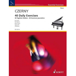 40 tägliche Studien op.337 : für Klavier -Carl Czerny