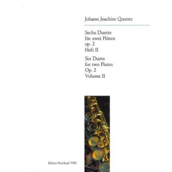 6 Duette op.2 Band 2 (Nr.4-6) : - Johann Joachim Quantz