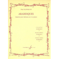 Arabesques : pour clarinette et piano - Paul Jeanjean