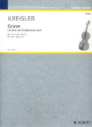 Grave im Stile von Friedemann Bach : - Fritz Kreisler