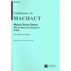 Messe Notre-Dame : für Männerchor - Guillaume de Machaut
