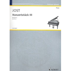 Konzertstück III : für Klavier - Christian Jost