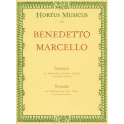 Sonaten op.2 Band 1 : für Altblockflöte - Benedetto Marcello