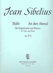 Illale op.17,6  : für Gesang (mittel) und Klavier - Jean Sibelius