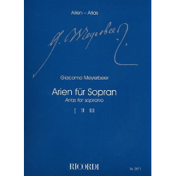 Arien für Sopran Band 1 : für Sopran - Giacomo Meyerbeer