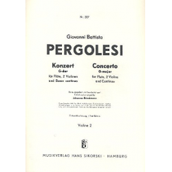 Konzert G-Dur : für Flöte, - Giovanni Battista Pergolesi