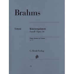 Quintett f-Moll op.34 : für - Johannes Brahms