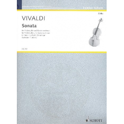 Sonate e-Moll : für Violoncello und Klavier - Antonio Vivaldi