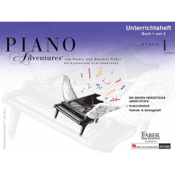 Piano Adventures Stufe 1 - Unterrichtsheft Band 1 : - Nancy Faber