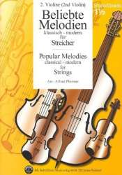 Beliebte Melodien Band 2 - 2. Violine -Diverse / Arr.Alfred Pfortner