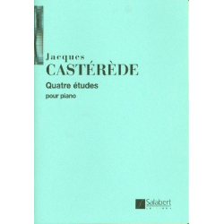 4 études : pour piano -Jacques Castérède