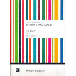 6 Duette op.39 Band 2 : für - Jacques Mazas