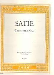 Gnossienne Nr.3 : für Klavier - Erik Satie