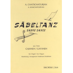 Säbeltanz : für Orgel -Aram Khachaturian