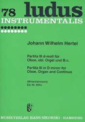 Partita d-Moll Nr.3 : - Johann Wilhelm Hertel