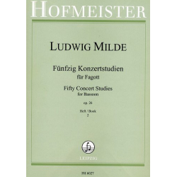 50 Konzertstudien op.26 Band 2 -Ludwig Milde