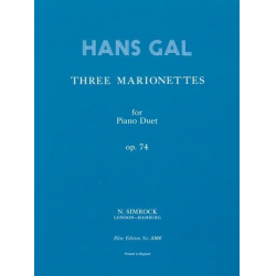 3 Marionettes op.74 : - Hans Gal