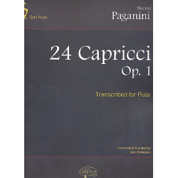 24 Capricci op.1 für Violine : für Flöte - Niccolo Paganini