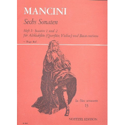 6 Sonaten Band 1 (Nr.1-2) : für - Francesco Mancini