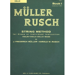 MÜLLER RUSCH - String Method Book 1 : Cello - Frederick J. Müller