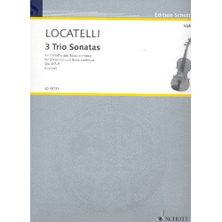 3 Sonaten op.8 Band 2 (Nr.7-9) : -Pietro Locatelli