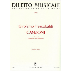 Canzoni : per canto solo -Girolamo Frescobaldi