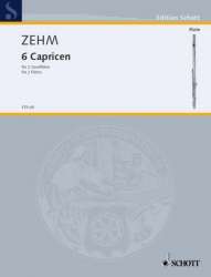 6 Capricen : für 2 Flöten - Friedrich Zehm