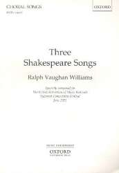 3 Shakespeare Songs : - Ralph Vaughan Williams