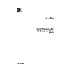 2 Wiegenlieder : für Gesang und Klavier - Arvo Pärt