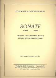 Sonate e-Moll : für Violine und - Johann Adolf Hasse
