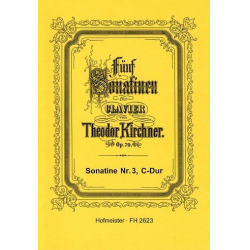 Sonatine C-Dur op.70,3 : für Klavier - Theodor Kirchner