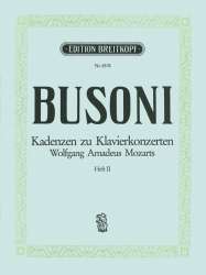 Kadenzen zu Klavierkonzerten Wolfgang Amadeus Mozarts Band 2 - Ferruccio Busoni