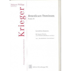 Benedicam Dominum : für - Johann Philipp Krieger