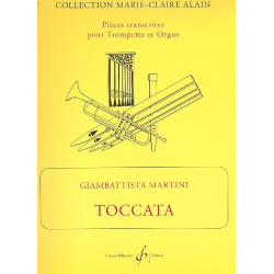 Toccata : pour trompette et orgue - Giovanni Battista Martini