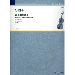 O Fortuna : für Violine - Carl Orff