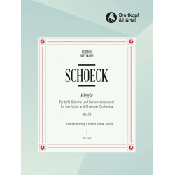 Elegie op.36 für Singstimme und - Othmar Schoeck